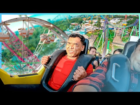 Video: Dar un paseo con Six Flags - Reseñas de la montaña rusa