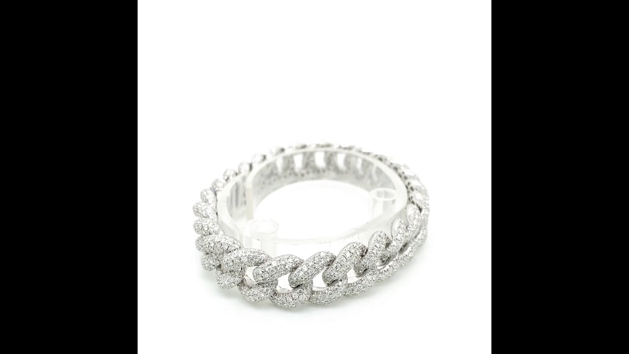 18kt White Gold Diamond Bracelet