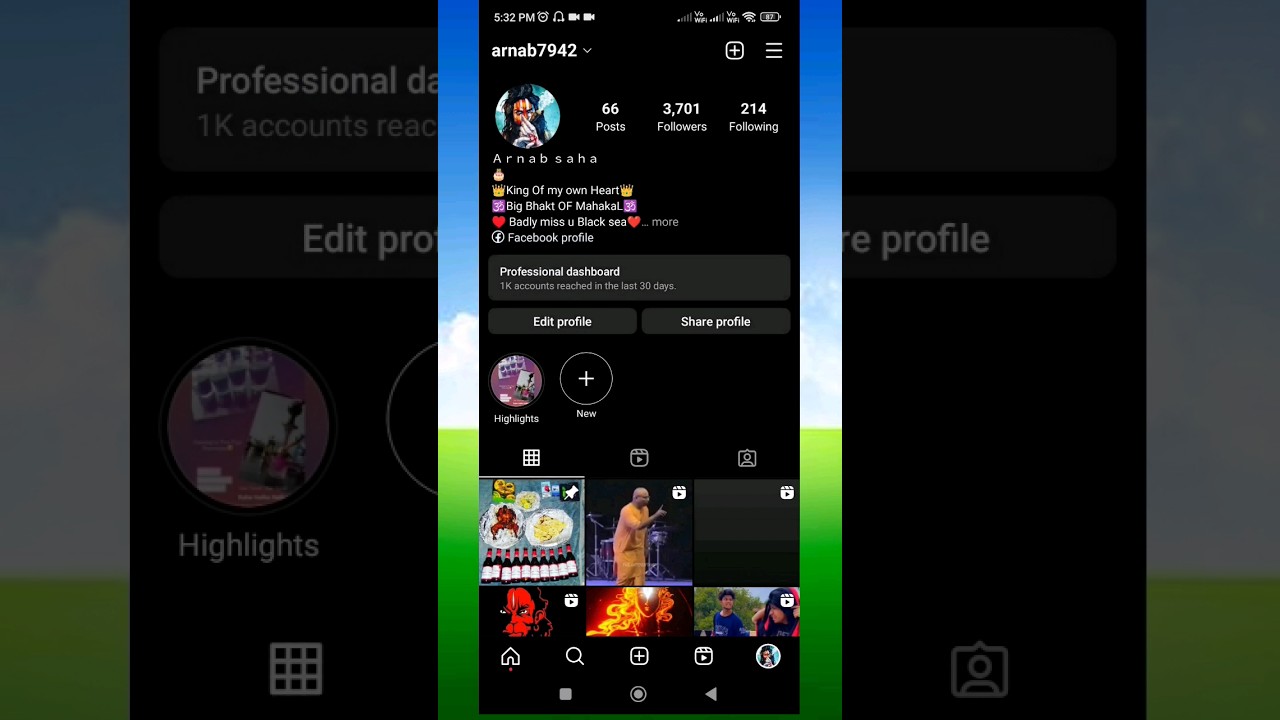 Of your Instagram online status❤️🔥😍