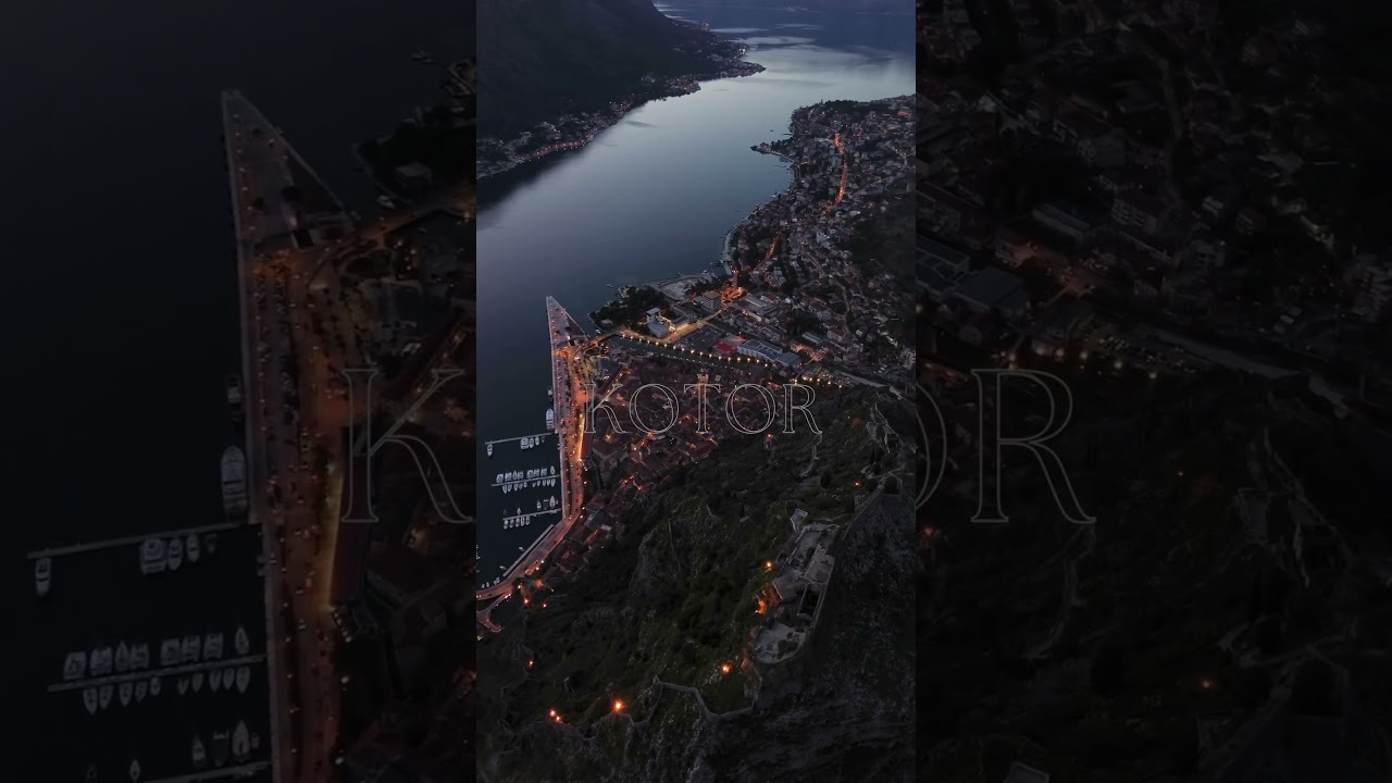 Kotor, Montenegro - Drone 4K Video