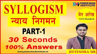 Syllogism Reasoning Tricks | Syllogism Venn Diagram Rules | Venn Diagram Reasoning Tricks|Syllogism