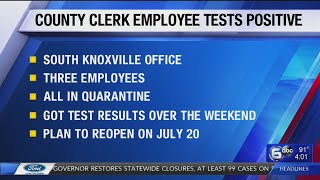 Knox County Clerk employee tests positive for COVID-19