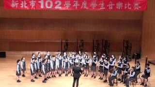 CJPS，及小直笛團參加「102學年度新北市學生音樂比賽」榮獲國小B組三區直笛合奏優等第一名！