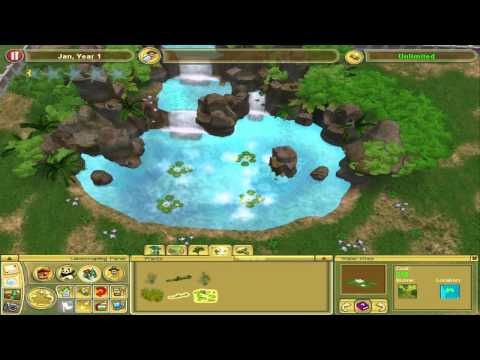 Zoo Tycoon 2 - Tutorial - WaterFalls * Realistic *
