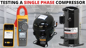 HVAC: How To Test a Single Phase Compressor & Check For Any Grounds (Insulation Resistance) Ohm Test