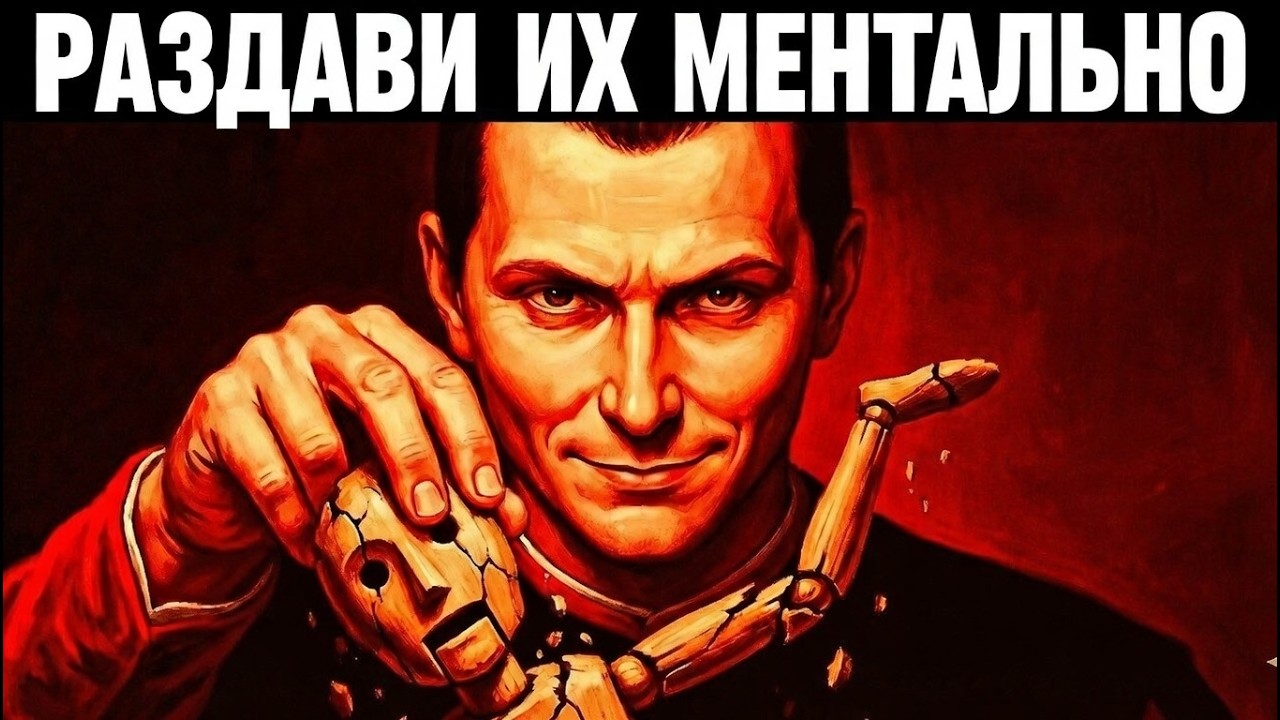 Когда тебя не уважают — сделай это, чтобы сломить их психологически (Метод Макиавелли)