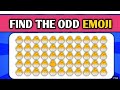 Find the ODD One Out 🍕- Number & Letter Edition I Medium, Hard Levels #shorts #find #emoji