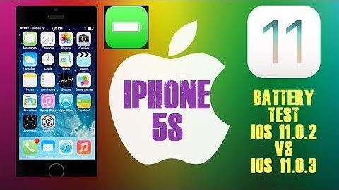 iOS 11.0.3 Vs iOS 11.0.2 - iPhone 5S Battery Comparison Test #ios11 #ios1103 #ios1102 #batterytest