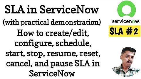 SLA #2 ▪︎ SLA in ServiceNow (with practical demonstration) ▪︎ SLA types #servicenowchannel