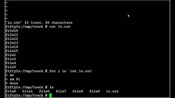 Korn Shell "for loops"