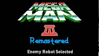 Enemy Robot Selected - Mega-Man 3 (Remastered) @Sonicfan5150
