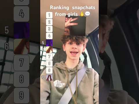 Ranking Girls Snapchats Relateable Tiktok Dance Fyp Snapchat 