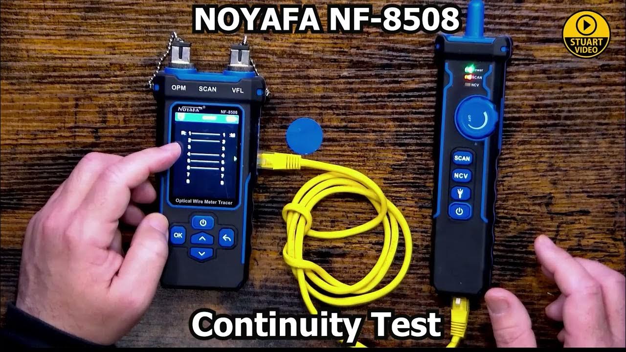cable Continuity Test (Mapping) NOYAFA NF8508 YouTube
