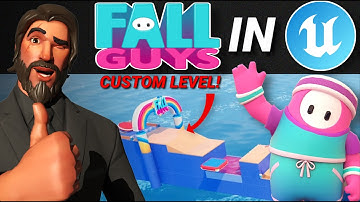 Creating CUSTOM LEVELS for Fall Guys in UEFN! (PART 1)