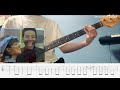 Marvin gaye  aint no mountain high enough bass cover with tabs