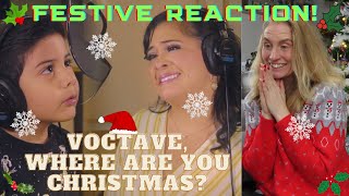 FESTIVE REACTION! Voctave, Where Are You Christmas? OFFICIAL VIDEO ❤️🎄🎅🏻 #Voctave #FestiveReactions