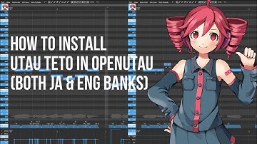 [GUIDE] How to install Kasane Teto in OpenUtau (Ja & Eng banks)