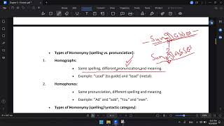 Semantics, Chapter 3-Lecture 1