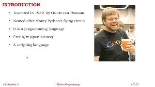 Python Programming  || Lecture 1 || Introduction to Python