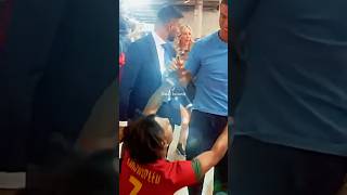 Ronaldo Gives Ishowspeed infinite aura #ronaldo #speed