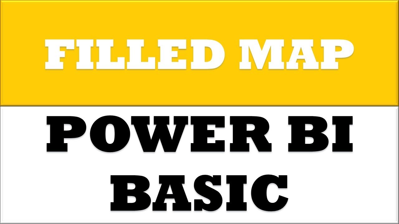 How to Create Filled Map Chart in Power BI Desktop for Sales Report - YouTube