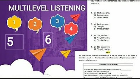 MULTILEVEL LISTENING WITH FULL PARTS #2022