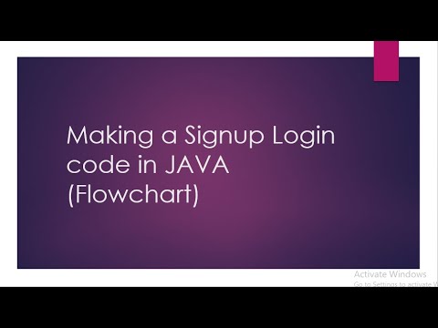 How to make a Signin Login code flow chart
