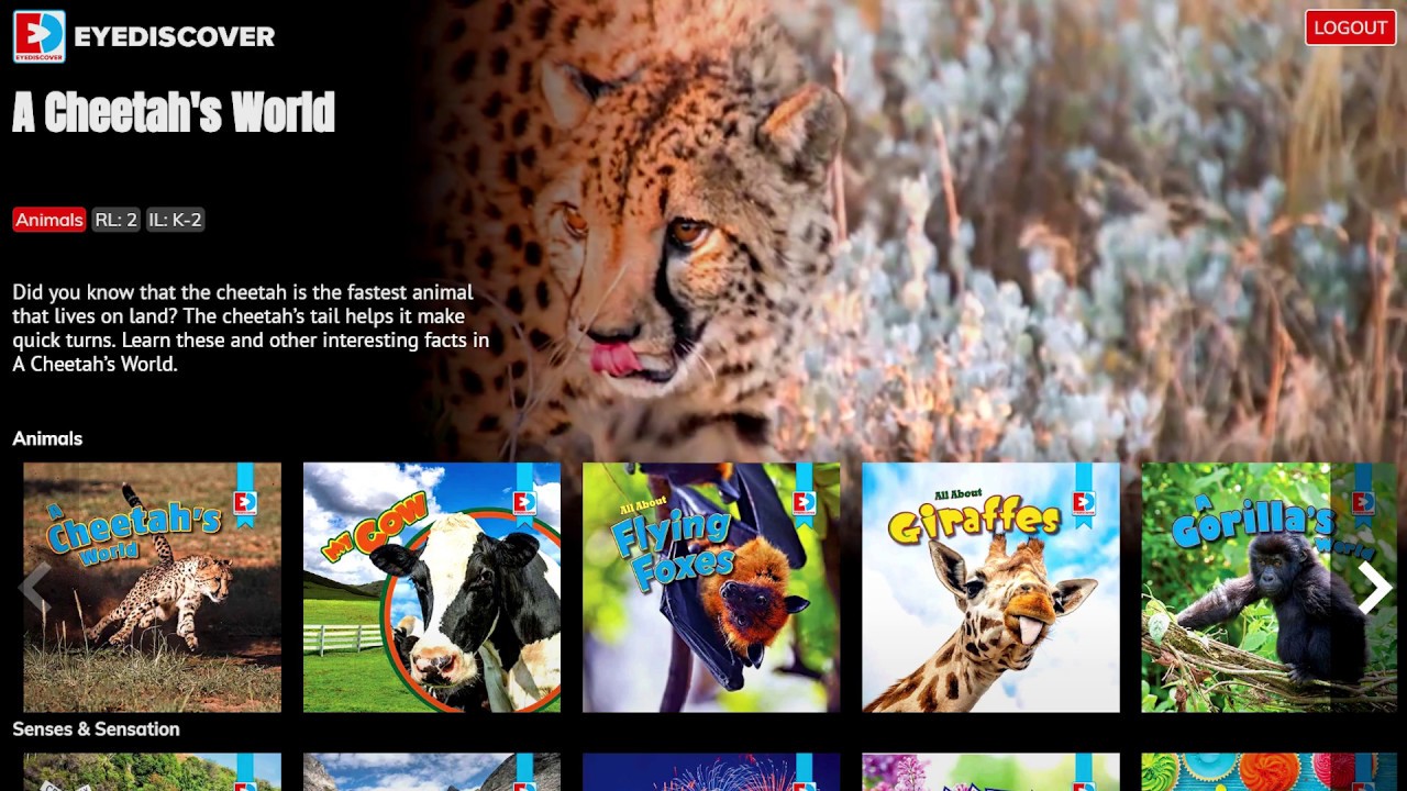 EyeDiscover Optic Readalong Digital Subscription