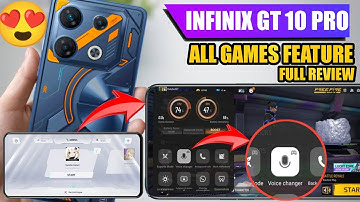Infinix GT 10 pro all gaming feature- Full Review XARENA | Infinix GT 10 pro tips and tricks