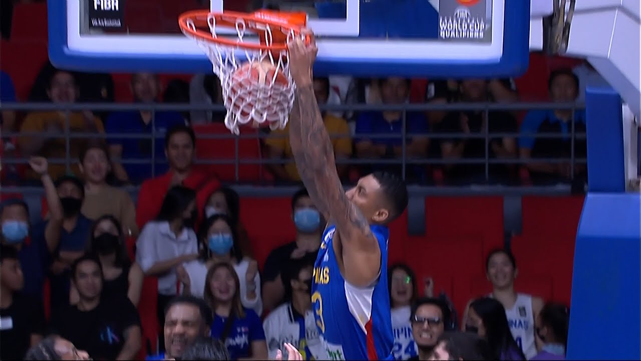 ⁣Malonzo slams one off Brownlee miss | 2023 FIBA World Cup Asian Qualifiers