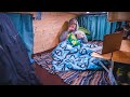 吹雪が続く中100系ハイエースで冬のひとり車中泊【VANLIFE】
