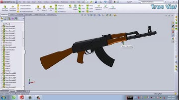 SolidWorks Tutorial : AK47 Rifle
