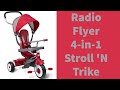 Radio flyer 4in1 stroll n trike setup and demo