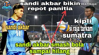 luar biasa sandi akbar smash bola sampai hilang