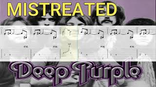 Deep Purple, Mistreated Free Tabs