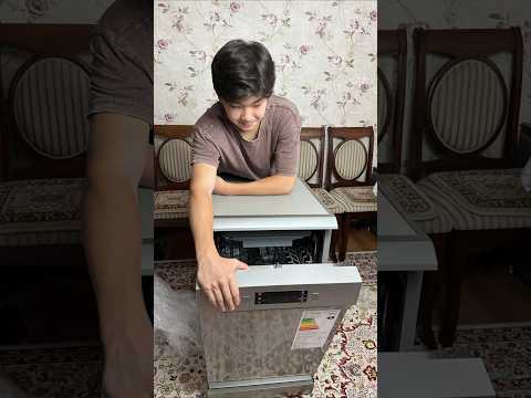 ПОДАРИЛ МАМЕ ПОСУДОМОЕЧНУЮ МАШИНУ❤️ А вы пользуетесь этой техникой???