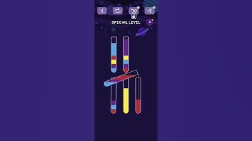 Water color sort challenge level #androidgameplay #watersortpuzzle #shorts