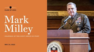 Gen. Mark A. Milley speaks at Princeton