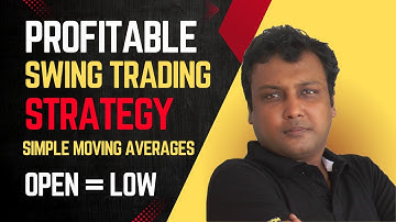 Open = Low Swing Trading Strategy  Simple Moving Averages & Chartink Scanner Huge Profit Potential
