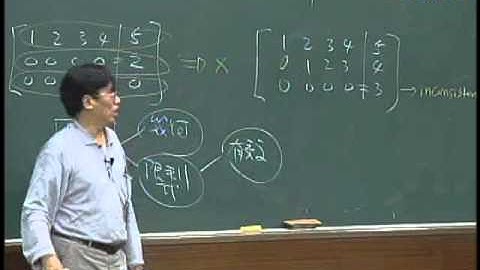 Lec02 線性代數 第一週課程(2/2)
