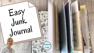 Easy JUNK JOURNAL (Beginners Step by Step Tutorial)  - great upcycling project