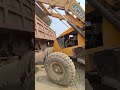 Heavy JCB Loader Action | Fast Sand Loading Machine at Construction Site 💪 #shorts