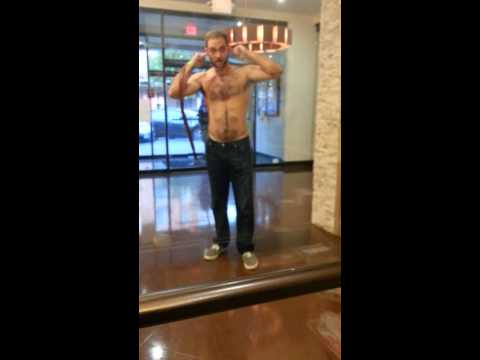 Guy Freaks Out in Apartment Lobby