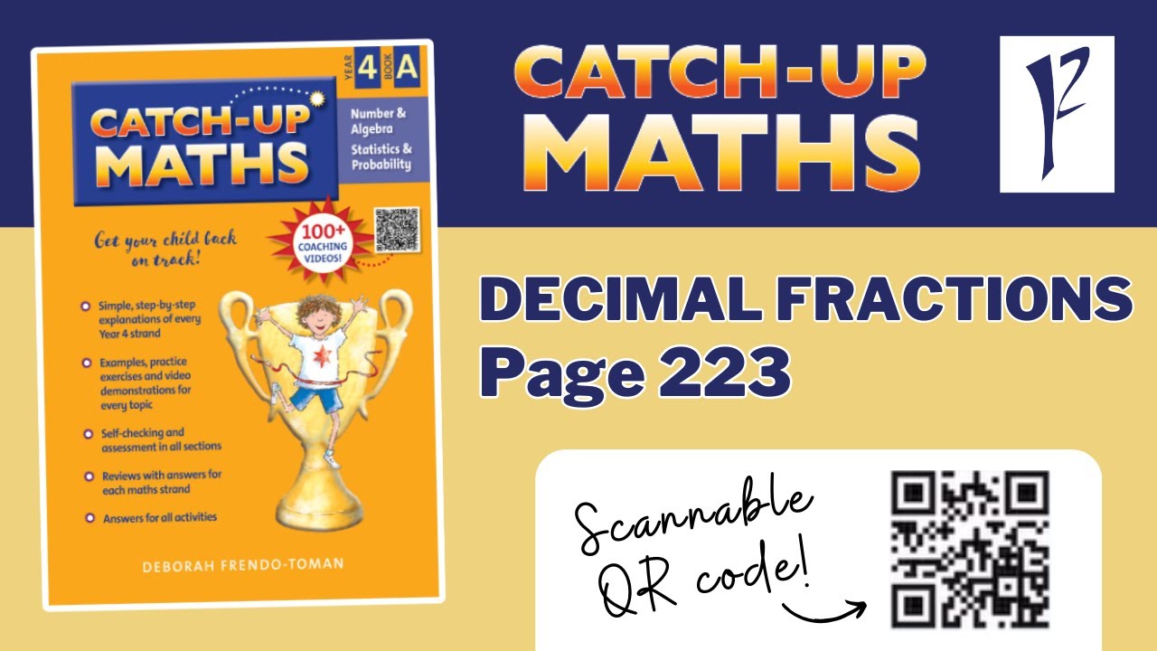 [QR CODE] Learn more about Catch-Up Maths 4A!