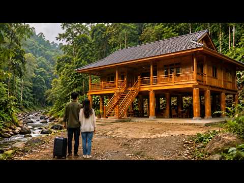 He Built His Own House Just to Marry This Girl./By@Kong Survival / Off Grid Living