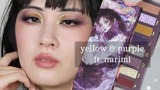 one monolid brain cell attempts a cut crease 💜 using narimi makeup