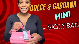 Dolce & Gabbana Mini Sicily Pink @DolceGabbana #dolceandgabbana #luxuryblogger #handbags