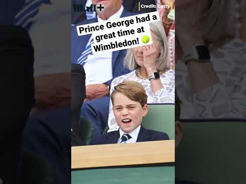 Prince George’s cute reaction to attending Wimbledon for the first time #Shorts #Royals #cute