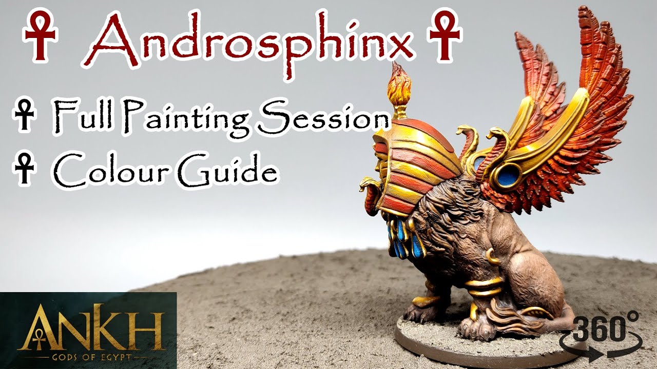 Figurine Ankh Peinte Avec Pyramides - Décoration Style égyptien 3D - Occasion