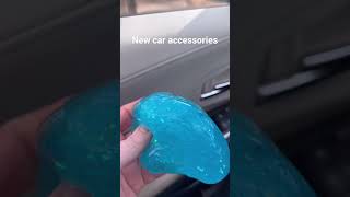 Clean and decorate car with me! #aesthetic #caraccessories #decoration #cleaning #gemstone #car